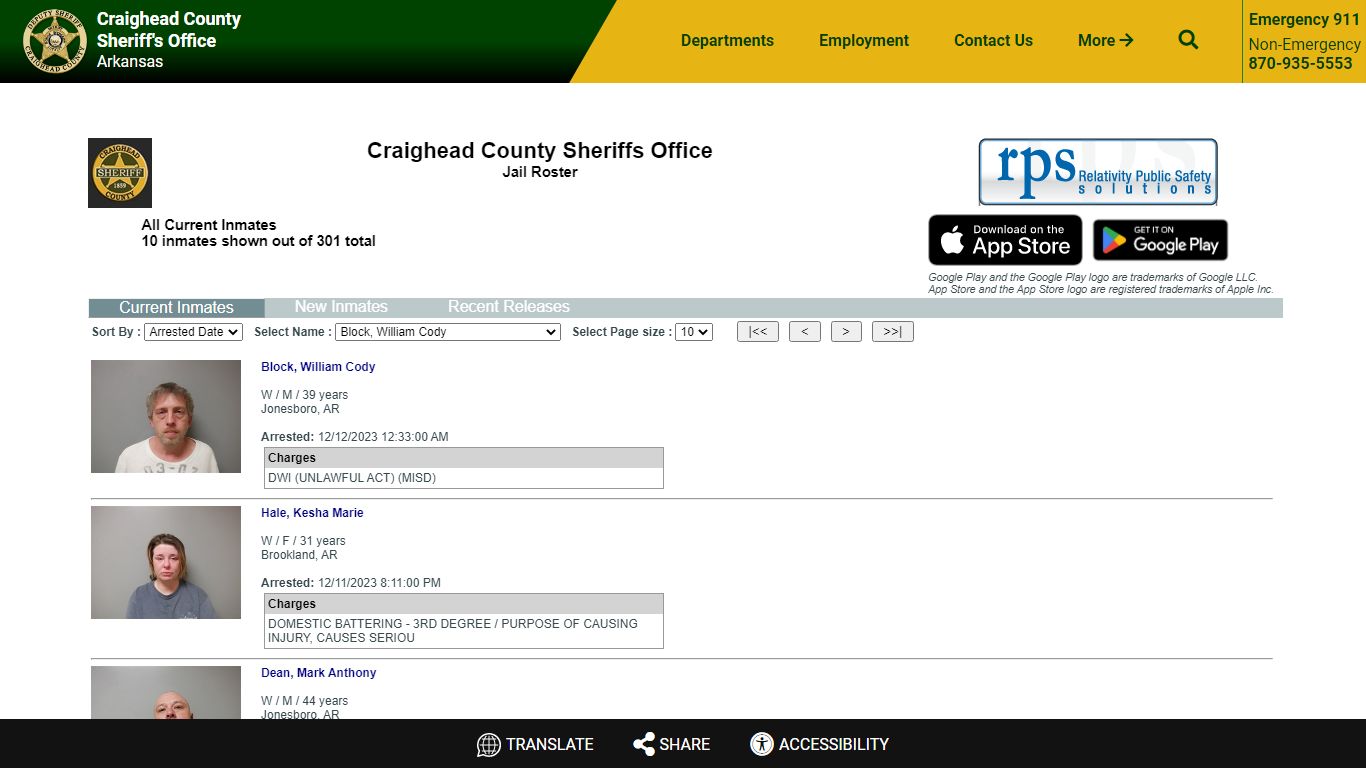 Craighead County Arkansas Sheriff's Office | Jonesboro - Lake City